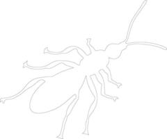 termite   outline silhouette vector