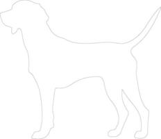 Pointer  outline silhouette vector