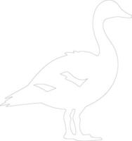 Canadagoose outline silhouette vector