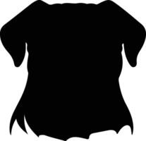 Bullmastiff  silhouette portrait vector