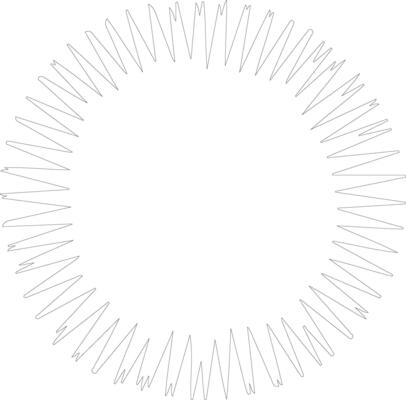 urchin outline silhouette