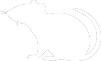 shrew   outline silhouette vector