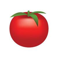 Tomato Emoji Vector Design. Nutrition Vegetable Art Illustration Agriculture Fresh Farm Product. Tomato isolated on white background.