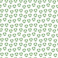 Flat Green Arrows Recycle pattern, World Earth Day, Environment day, Ecology seamless concept vector