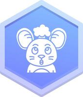 Exploding Polygon Icon vector