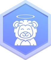 Angel Polygon Icon vector