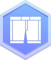 Underwear Polygon Icon vector