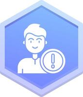 Error Polygon Icon vector