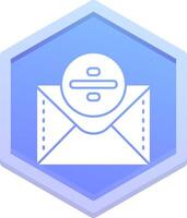 Divide Polygon Icon vector