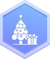 Jingle bell Polygon Icon vector