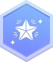 Star Polygon Icon vector