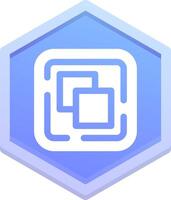 Drag and drop Polygon Icon vector