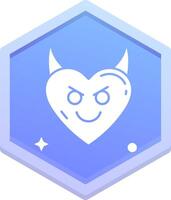 Demon Polygon Icon vector