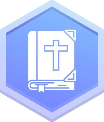 Bible Polygon Icon