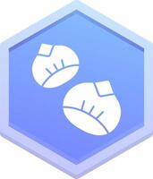 Chestnut Polygon Icon vector