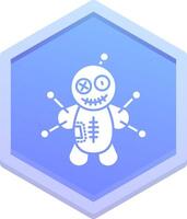 Voodoo Polygon Icon vector