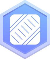 Crossing Polygon Icon vector