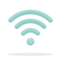 Isolated vector illustration graphic icon symbol of wifi network access
