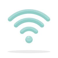 Isolated vector illustration graphic icon symbol of wifi network access