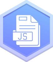 Js Polygon Icon vector