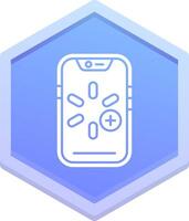 More Polygon Icon vector