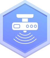 Motion sensor Polygon Icon vector