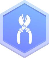 Scissors Polygon Icon vector