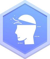 Open mind Polygon Icon vector