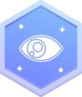 Eye Polygon Icon vector