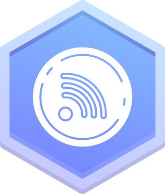 Rss Polygon Icon