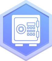 Lockers Polygon Icon vector