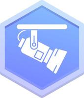 Spotlight Polygon Icon vector