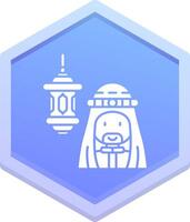 Arabic Polygon Icon vector