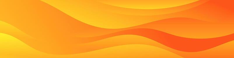 Abstract yellow  banner color with a unique wavy design. It is ideal for creating eye catching headers, promotional banners, and graphic elements with a modern and dynamic look. vector