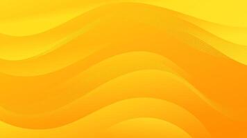 Abstract yellow Background with Wavy Shapes. flowing and curvy shapes. This asset is suitable for website backgrounds, flyers, posters, and digital art projects. vector