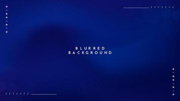 Gradient blurred background in shades of dark blue. Ideal for web banners, social media posts, or any design project that requires a calming backdrop vector