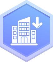 Company Polygon Icon vector