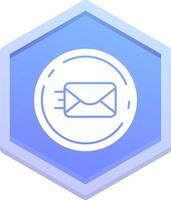 Send Polygon Icon vector