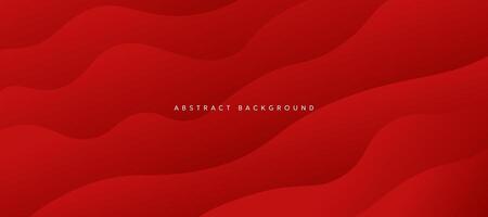 Red gradient curve geometric abstract background vector