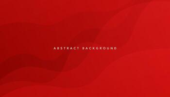 Red gradient curve geometric abstract background vector