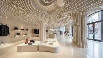 AI generated Modern Retail Store Interior Design photo