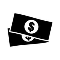 papel dinero icono diseño vector modelo