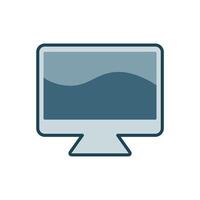 monitor icon design vector template