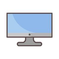 monitor icon design vector template