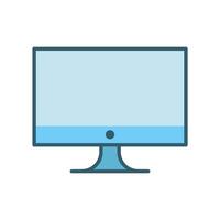 monitor icon design vector template
