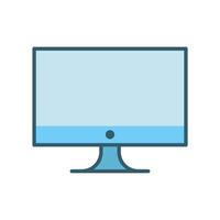 monitor icon design vector template