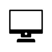 monitor icon design vector template