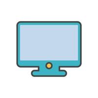monitor icon design vector template