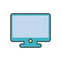 monitor icon design vector template