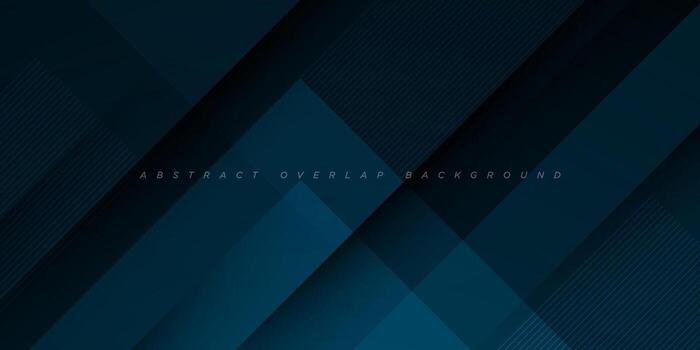 moderno geométrico resumen antecedentes con superposición oscuro azul antecedentes diseño. vector eps10